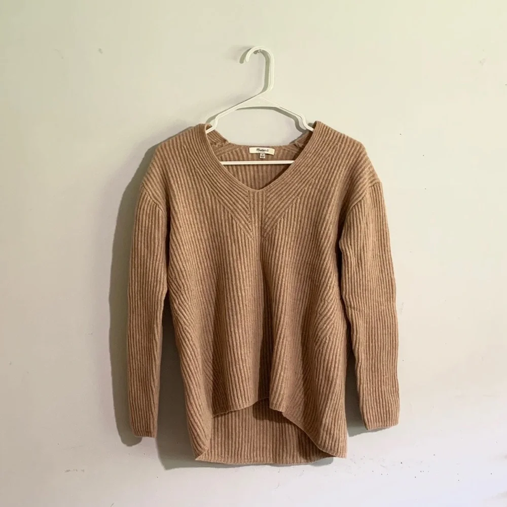 Madewell Woodside Pullover Merino Wool Sweater Size: Small - Picture 3 of 7